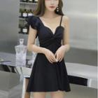 Asymmetric Twisted A-line Dress