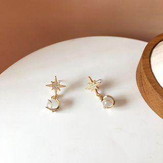 925 Sterling Silver Drop Ear Stud