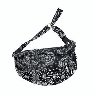 Paisley Belt Bag Black - One Size
