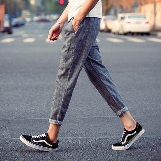 Drawstring Waist Slim Fit Pants