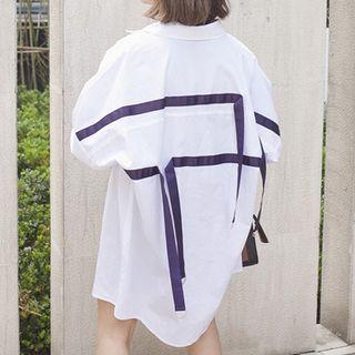 Applique Back Long Shirt