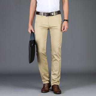 Chino Straight-cut Pants