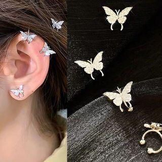 Butterfly Alloy Cuff Earring (various Designs)