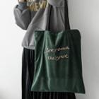 Embroidered Velvet Tote Bag