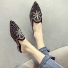 Embellished Pointed Mules