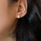 3 Pair Set: Irregular Glaze / Rhinestone Earring