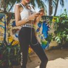 Set: Lettering Tankini Top + Swim Tights