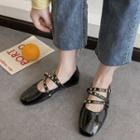 Studded Strappy Mary Jane Shoes