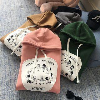 Applique Hoodie Dress