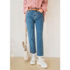 Tall Size Seam-detail Relaxed-fit Jeans
