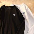 Heart Long-sleeve T-shirt Top