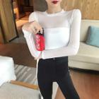 Long-sleeve Slim Fit T-shirt
