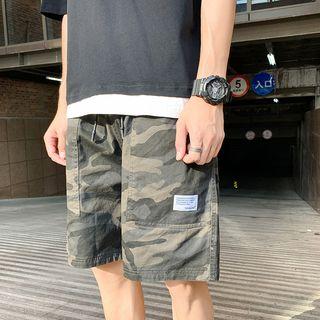 Camo Shorts With Drawcord