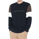 Plus Size Color-block Letter Sweatshirt