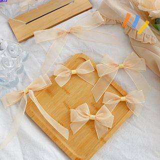 Bow Mesh Hair Tie / Hair Clip (various Designs)