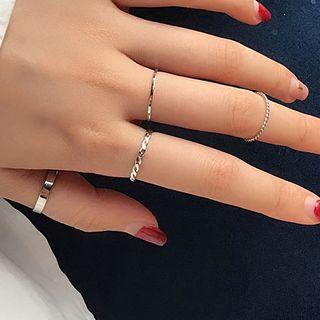 Set Of 4: Minimal Ring