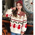 Crochet Collar Blouse / Christmas Sweater