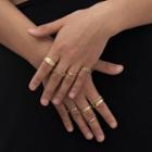 Alloy Ring 0511 - Gold - One Size