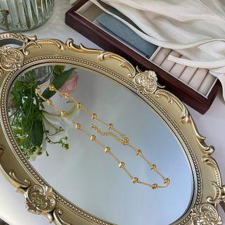 Heart Alloy Choker 1 Pc - Gold - One Size