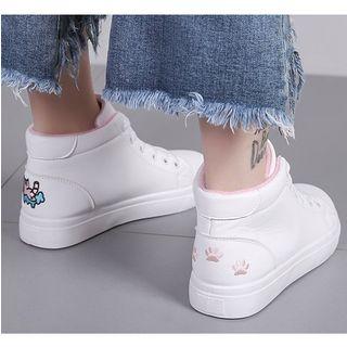 Embroidery Platform Sneakers