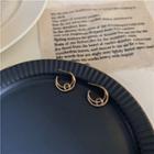 S925 Silver Double Hoop Earrings  - [s925 Silver Needle] A Pair Of Earrings