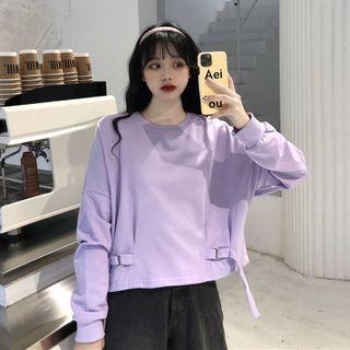Buckle Detail Sweatshirt