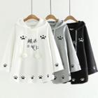 Cat Embroidered Cape