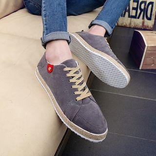 Plain Lace-up Shoes