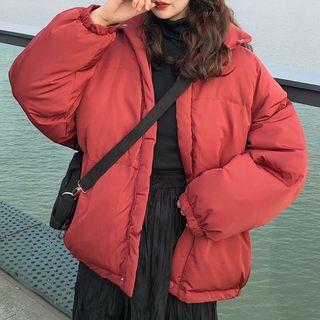 Padded Jacket / Midi A-line Skirt