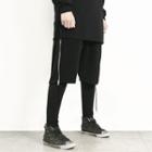 Inset Leggings Zip-accent Shorts