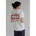 1988 Printed Cotton T-shirt Ivory - One Size