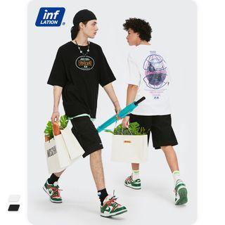 Short-sleeve Printed Loose T-shirt