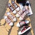 Strawberry Printed Lace-up Sneakers / Mules