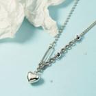 Heart Chain Necklace As Shown In Figure - One Size