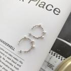 Beaded Earring E136 - 1 Pair - Silver - One Size