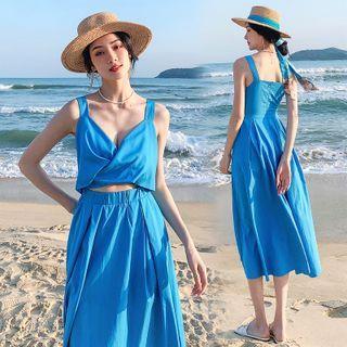 Sleeveless Cutout Midi Sundress