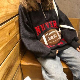 Front Zip Printed Hoodie