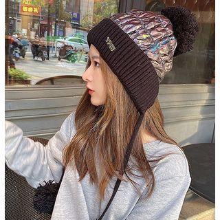 Panel Knit Beanie