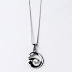 S925 Sterling Silver Swan Pendant Necklace