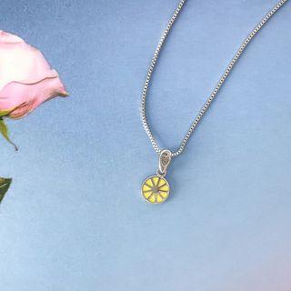 Glaze Lemon Pendant Necklace Lemon - One Size