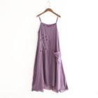 Spaghetti Strap Buttoned Dress