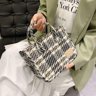 Plaid Mini Tote Bag