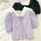 Two Way Short-sleeve Blouse
