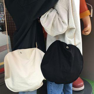 Chain Strap Canvas Crossbody Bag