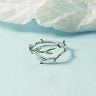 Branches Alloy Open Ring Silver - One Size