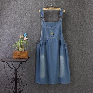 Washed Denim Pinafore
