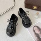 Platform Chained Lace Up Oxofrds