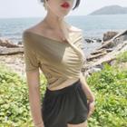 Short Sleeve Wrapped T-shirt