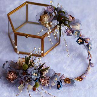 Wedding Faux Pearl Branches Headband As Shown In Figure - One Size