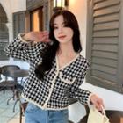 V-neck Printed Jacket